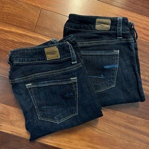 2 Pairs of American Eagle “Skinny Kick” Jeans